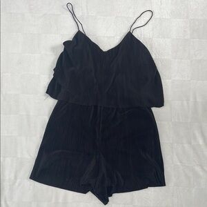 Black Spaghetti Strap Romper